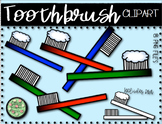 Toothbrush Clipart Set
