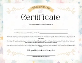 Toothfairy Certificate