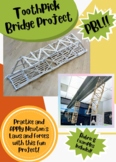 Toothpick Bridge UNIT BUNDLE - STEM, Physics, and Engineer