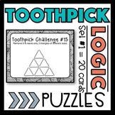 Toothpick Logic Puzzles - Digital and print