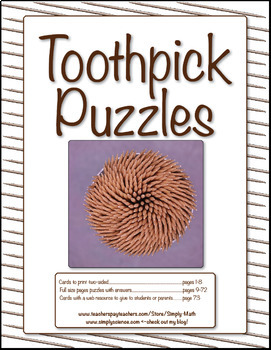 Preview of Toothpick Puzzles