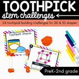 STEM Challenge: Build Toothpick Structures (Distance Learning)