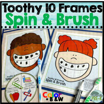 Preview of Dentist Game + 10 Frame Task Cards