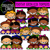 Toothy Grin Toppers {Creative Clips Digital Clipart}