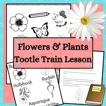 Preview of Tootle Train Lesson Flowers and Plants
