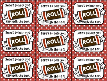 Tootsie Roll Testing Motivation Treat Tags by Highs and Lows of a Teacher