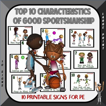 habits printable 7 worksheets 10 of  Top 10 Characteristics Sportsmanship Good Printable