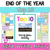 Top 10 End of the Year Writing Activities- Middle School- 