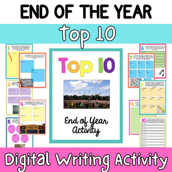 Preview of Top 10 End of the Year Writing Activities- 6th, 7th, 8th Grade