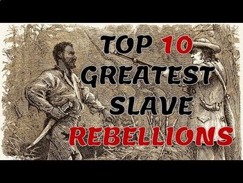 Preview of Top 10 Greatest Slave Rebellions Video Questions & Answer Key