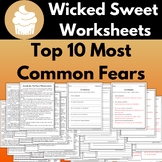 Top 10 Most Common Fears: Reading Passages with Short Resp