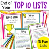 End of the Year Activities | Last Week of School Student R