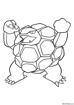 17 Pokemon Coloring Pages Kids Images, Stock Photos, 3D objects