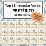 Top 18 Irregular Verbs: Preterite Perfect (pretérito perfe