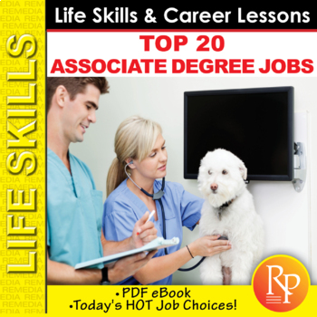 Preview of ASSOCIATE DEGREE JOBS: Career Exploration - Reading Comprehension Life Skills