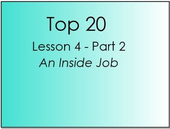 Preview of Top 20 Lesson 4 Part 2 (Primary Version)