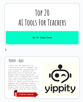 Preview of Top 24 AI Tools For Teachers
