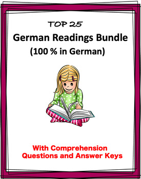 Preview of Top 25 German Readings BIG Bundle @50% off! (100% in German/ Heritage Speakers)