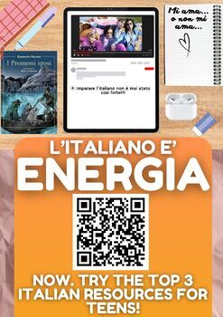 Preview of Top 3 Italian Teaching Resources for Teens! -50% Saved