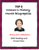 Top 5 Biographies @35% off! Women's History Month (English