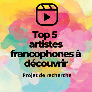 Preview of Top 5 artistes francophones à découvrir
