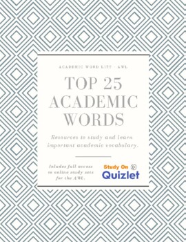 Preview of Top Academic Words.  SAT. GMAT.  IELTS. Test Preparation. ESL. EFL. ELA. Online.