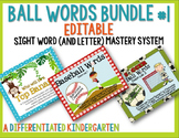 Ball Words Sight Word Mastery System Bundle #1-Editable