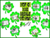 Top O' the Treble St. Patrick's Day Pitch Reading Bulletin Board