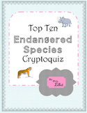 Top Ten Endangered Species Brainteaser
