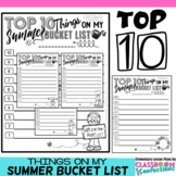 Top Ten List : Top 10 Things on My Summer Bucket List