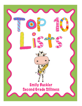 Top Ten Lists by Emily Buckler | Teachers Pay Teachers