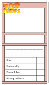 Preview of Top Trumps template
