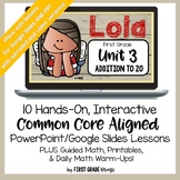 Unit 3: Lola Learns Addition to 20- Easy Digital Math Lessons
