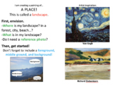 Topic Cards for Choice-Based Painting Project