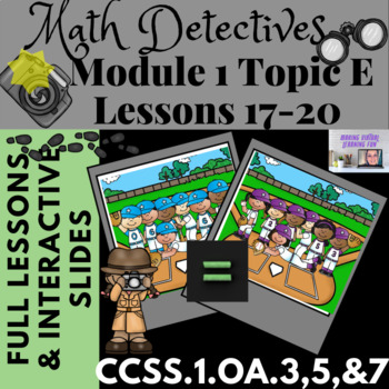 Preview of Topic E Module 1 Lessons 17-20 Concept Development Lessons BUNDLE