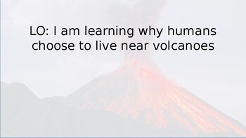 Preview of Living by a volcano lesson.