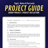 Topic: Rates-Percents | PROJECT GUIDE | For Student Application!
