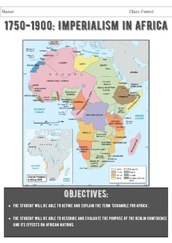 Preview of Topic Review: Imperialism in Africa