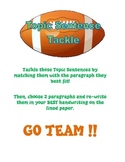 Topic Sentence Tackle