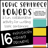 Topic Sentence Towers - Expository Writing Activity