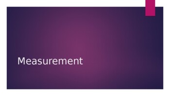 Topic Summary - Measurement (Yr 8) by Joshua Bruton | TPT