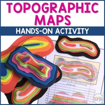 Preview of Topographic Map Project | Topographic Map Activity