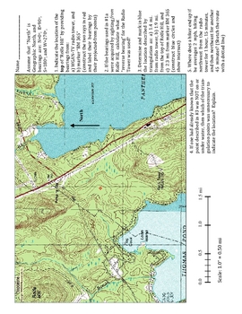 Preview of Topographical Navigation / Triangulation Worksheet Activity