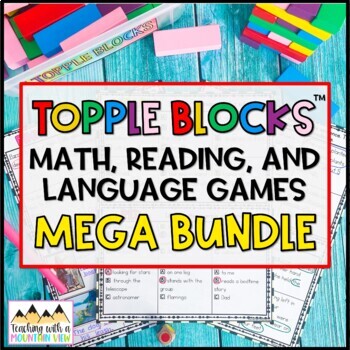 Preview of Topple Blocks™ Reading, Math, and Language Games
