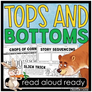 Preview of Tops and Bottoms Book Companion for Easter and Spring Read Alouds