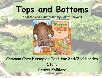 Preview of Tops and Bottoms Comprehensive Literacy Unit (Keynote)
