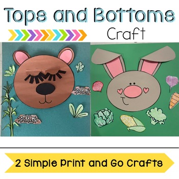 Preview of Tops and Bottoms - Craft - Print and Go!