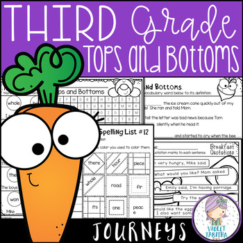 Preview of Tops and Bottoms Journeys Third Grade Lesson 12 Unit 3
