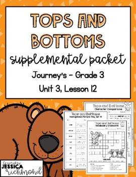 Tops And Bottoms Supplemental Materials By Jessica Richmond Tpt