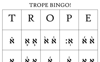 Preview of Torah Trope Bingo!